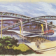 Illustration for article titled This Early Concept for the 1964 Ford Pavilion Was Googie-tastic